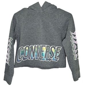 Kids CONVERSE Lightweight crop hoodie
